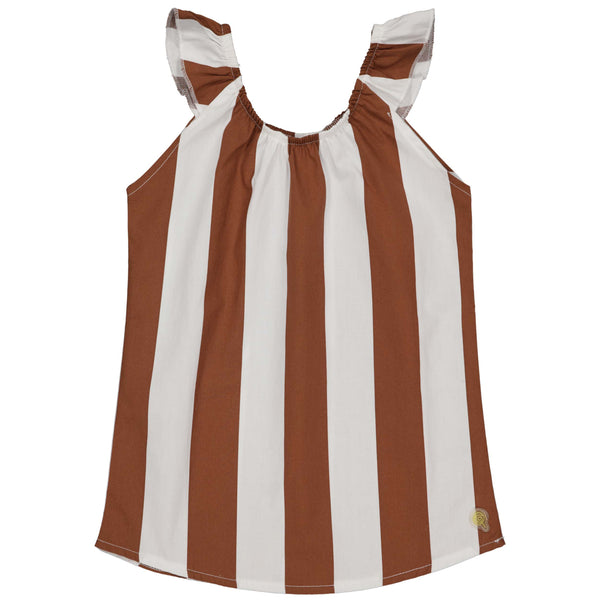 SINGLET | AOP Brown Stripe