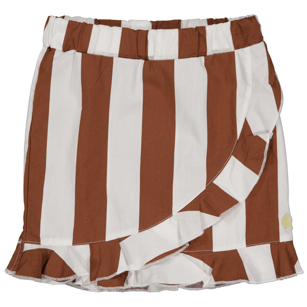 SKIRT | AOP Brown Stripe