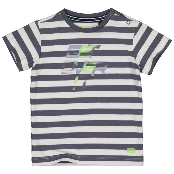 SHORTSLEEV | AOP Grey Stripe