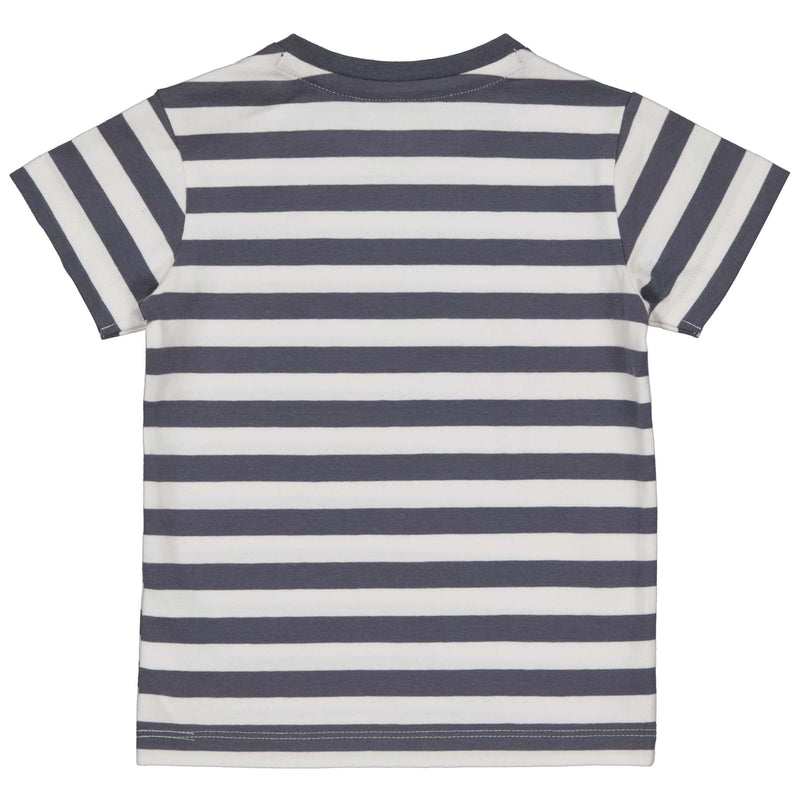 SHORTSLEEV | AOP Grey Stripe