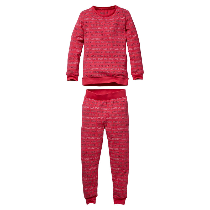 PYJAMA | AOP Pink Text