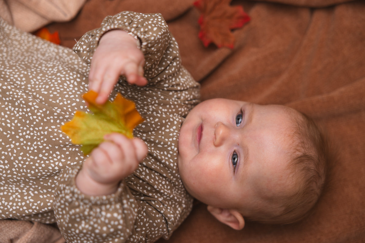 Jurk met stippen | AOP Sand Dot