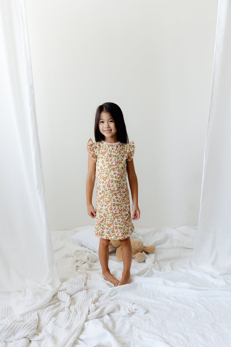 NIGHTGOWN | AOP Pink Animal