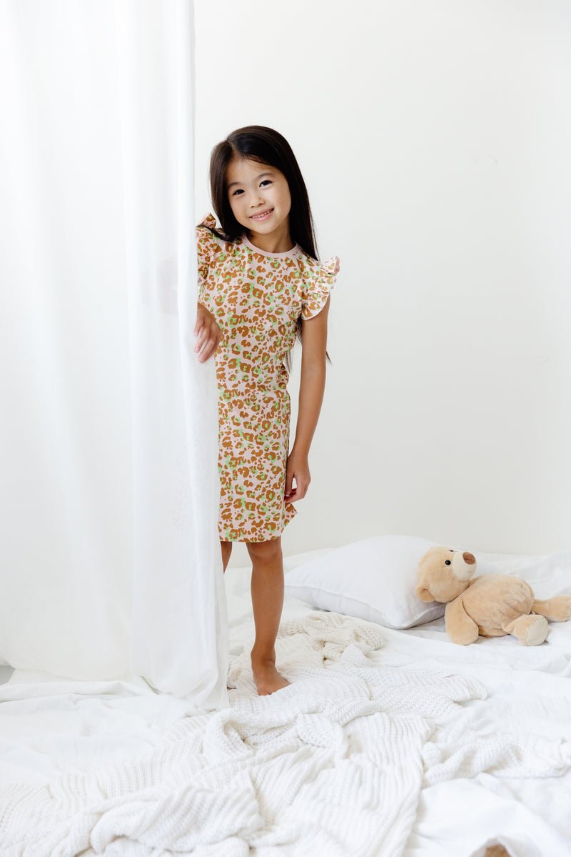 NIGHTGOWN | AOP Pink Animal