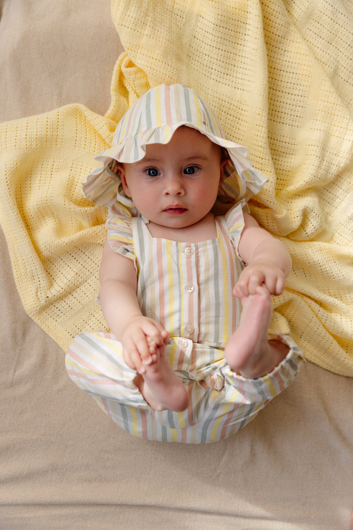 Playsuit | AOP Multi Stripe