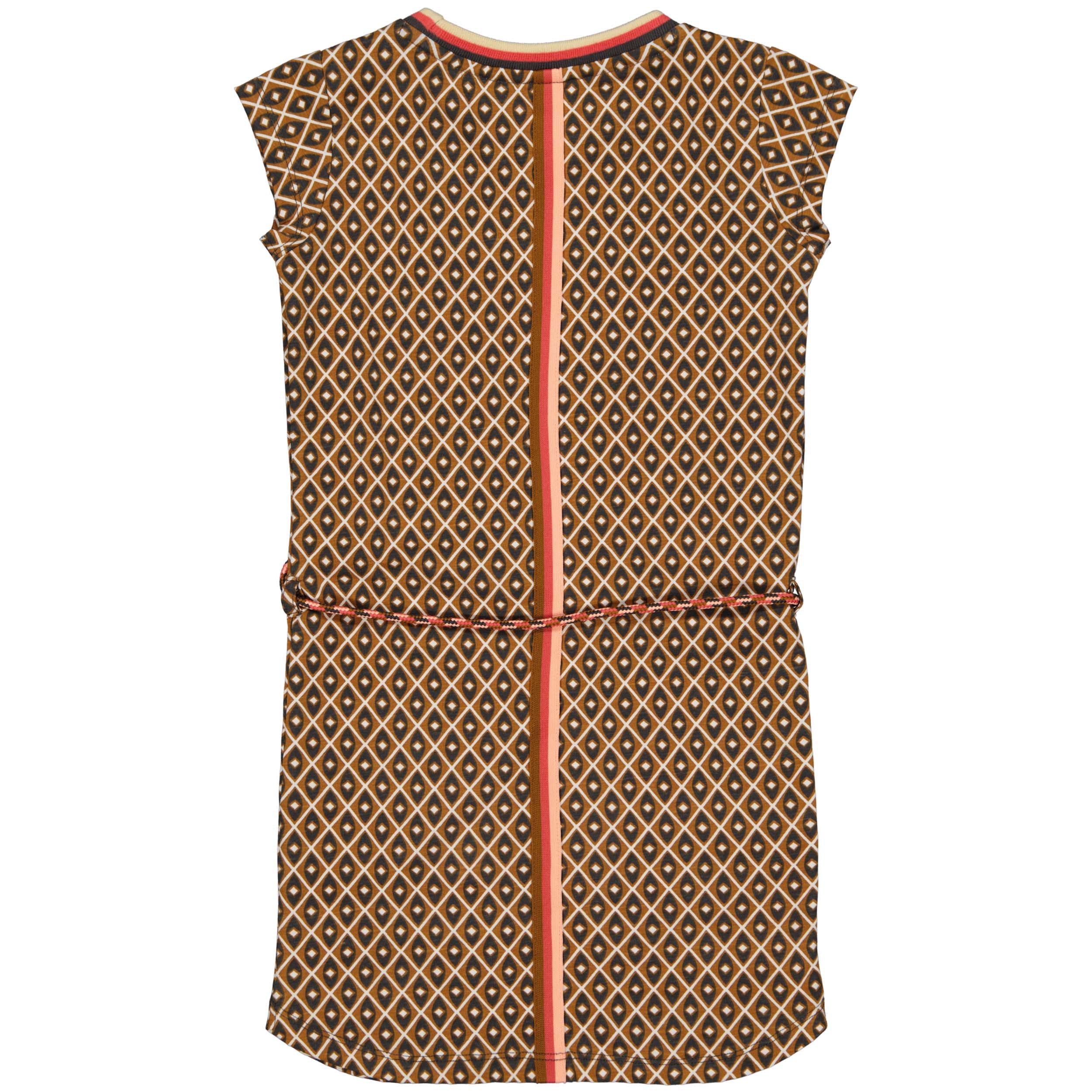 DRESS | AOP Brown Sketch