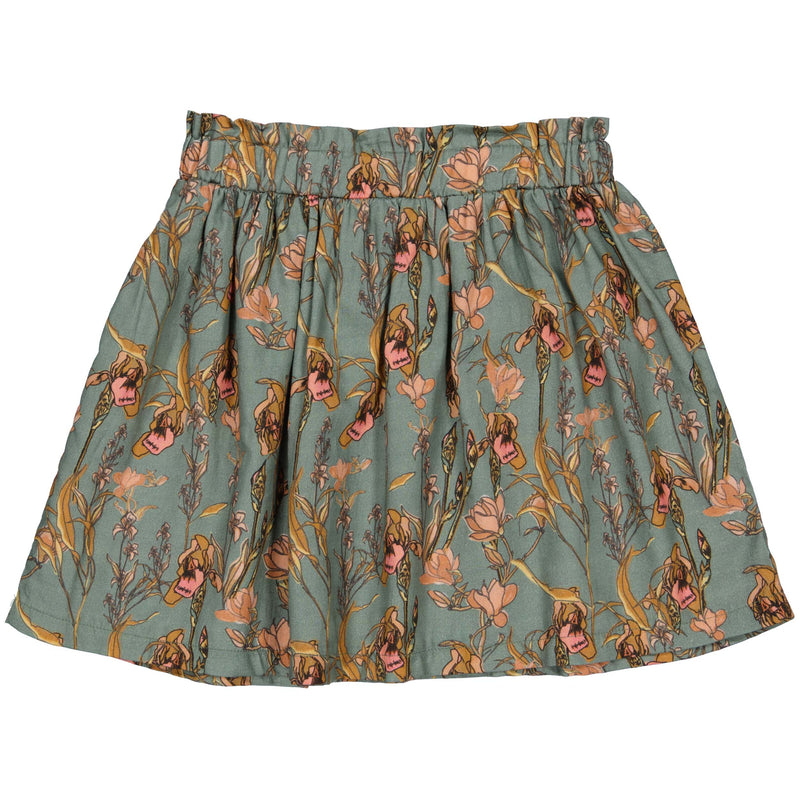 SKIRT | AOP Green Flower