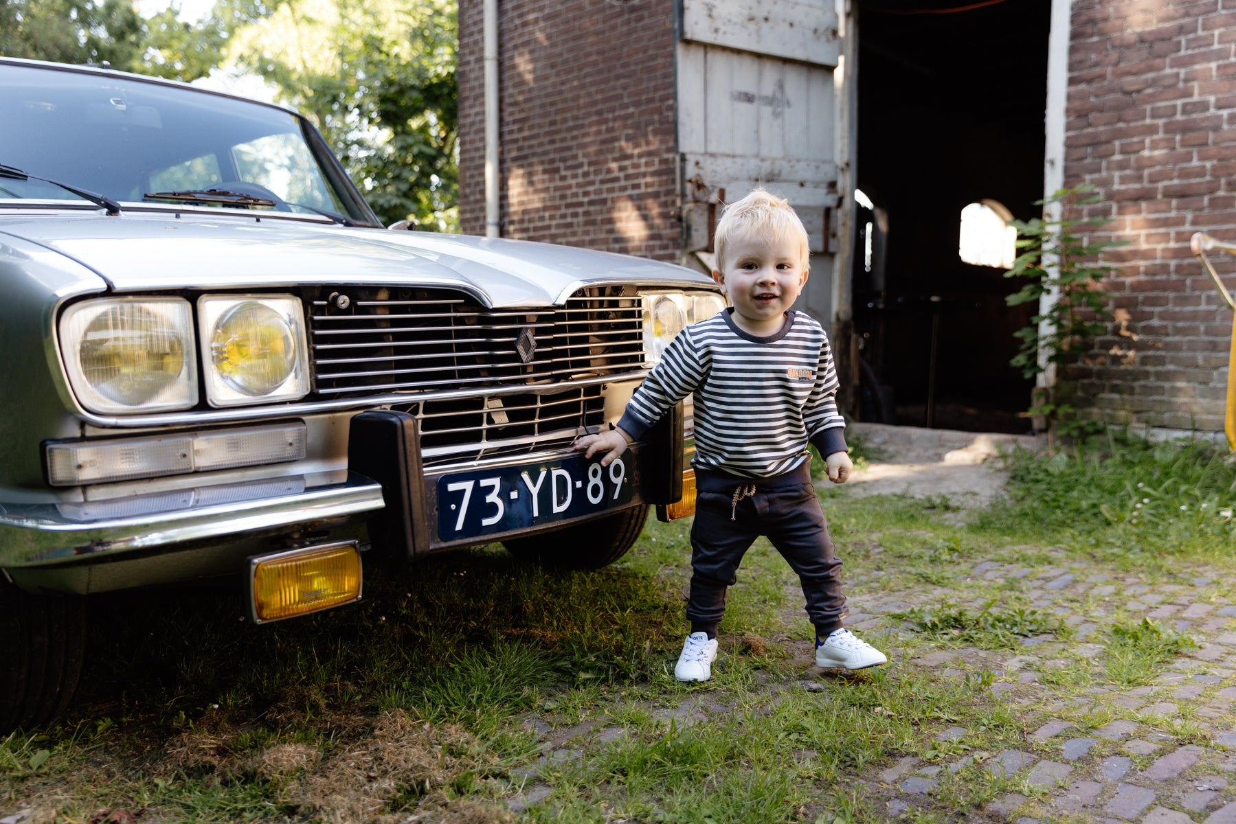 SWEATER | AOP Grey Stripe