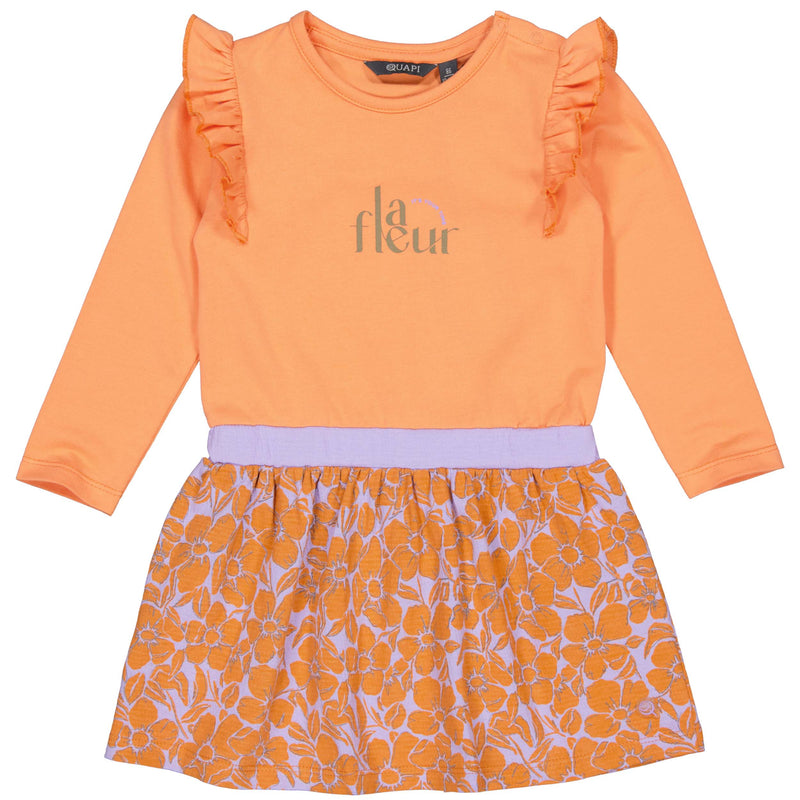 DRESS | AOP Orange Flower