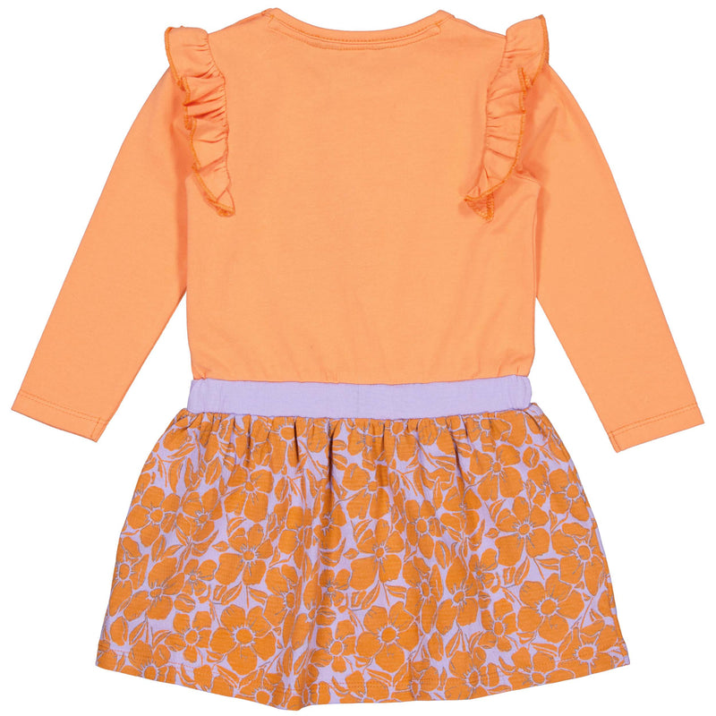 DRESS | AOP Orange Flower