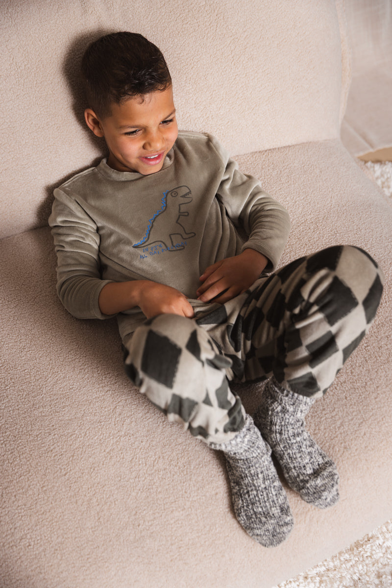 Pyjama groen grafisch | AOP Green Graphic