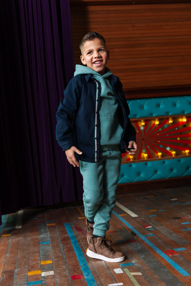 Blouse donkerblauw denim | Dark Blue Denim