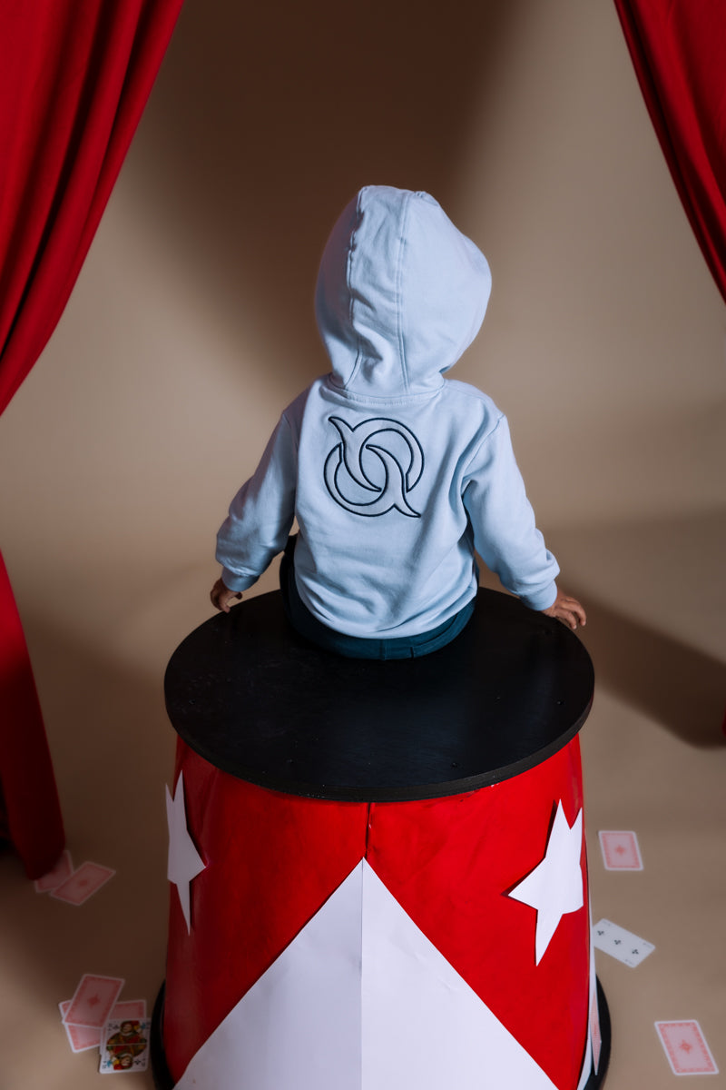 Hooded sweater lichtblauw | Light Blue