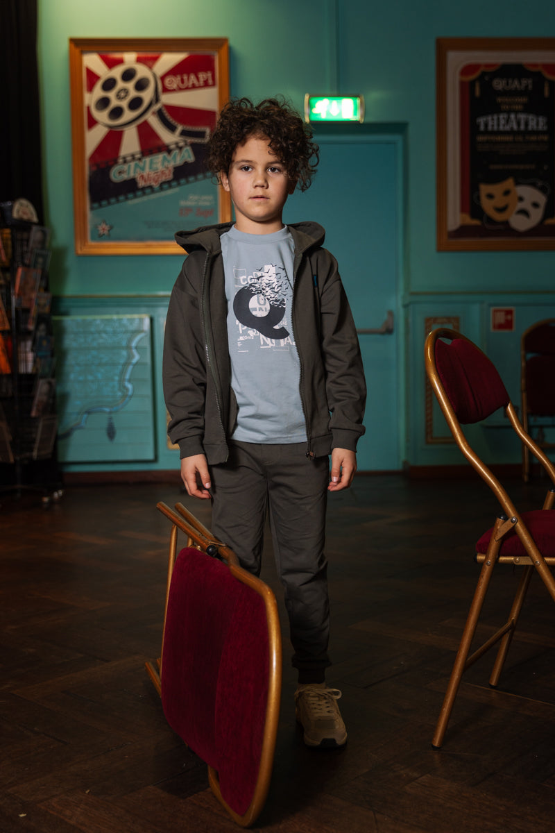 Shirt blauwgrijs | Blue Grey