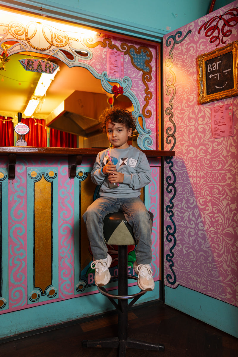 Sweater blauwgrijs | Blue Grey