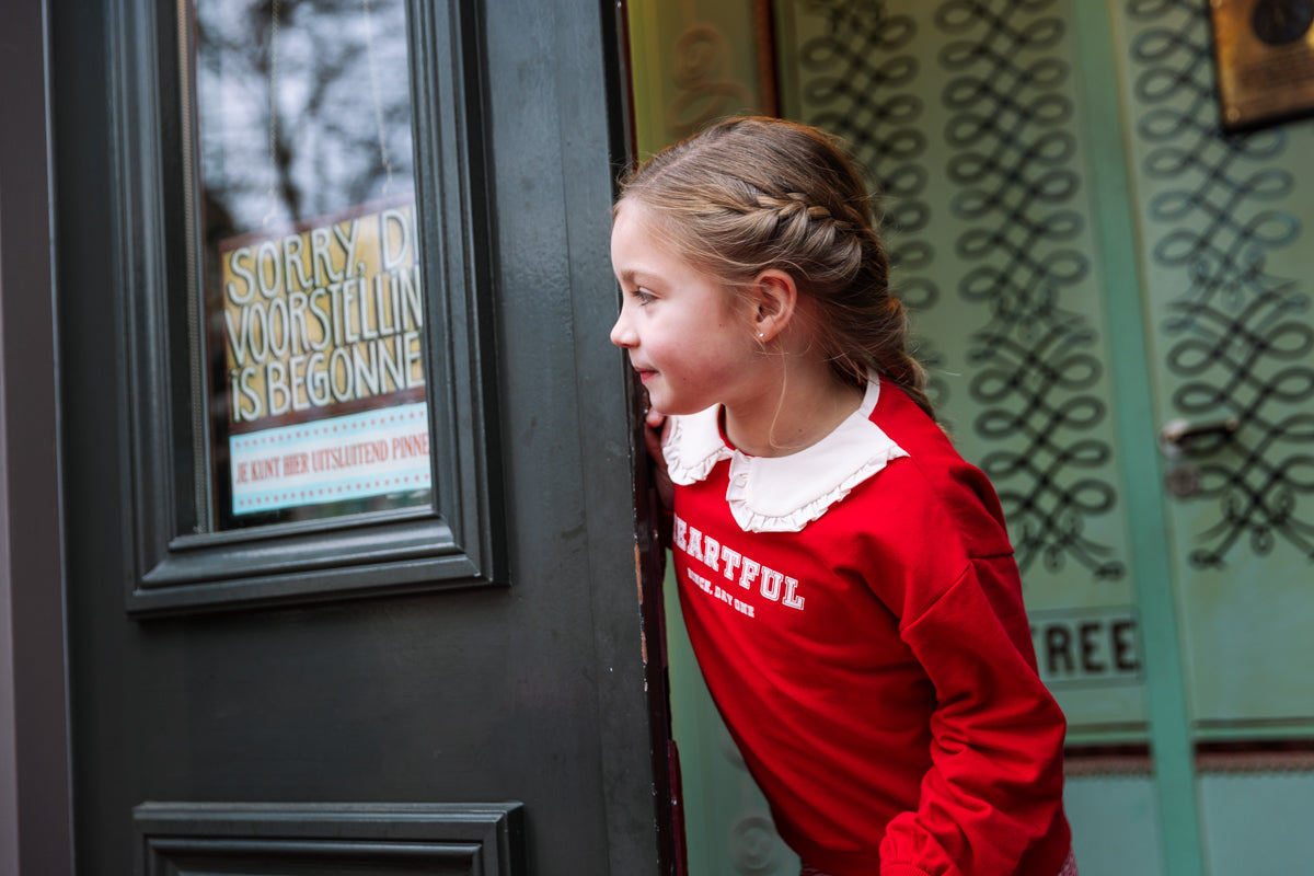 Sweater rood | Cherry Red