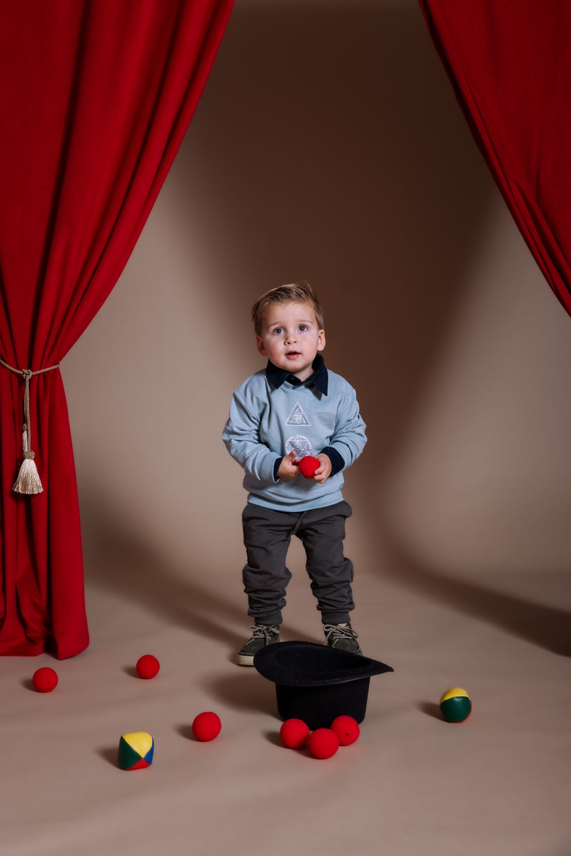 Sweater blauwgrijs | Blue Grey