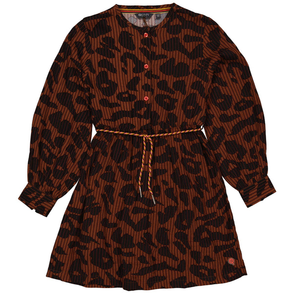 DRESS | AOP Brown Animal