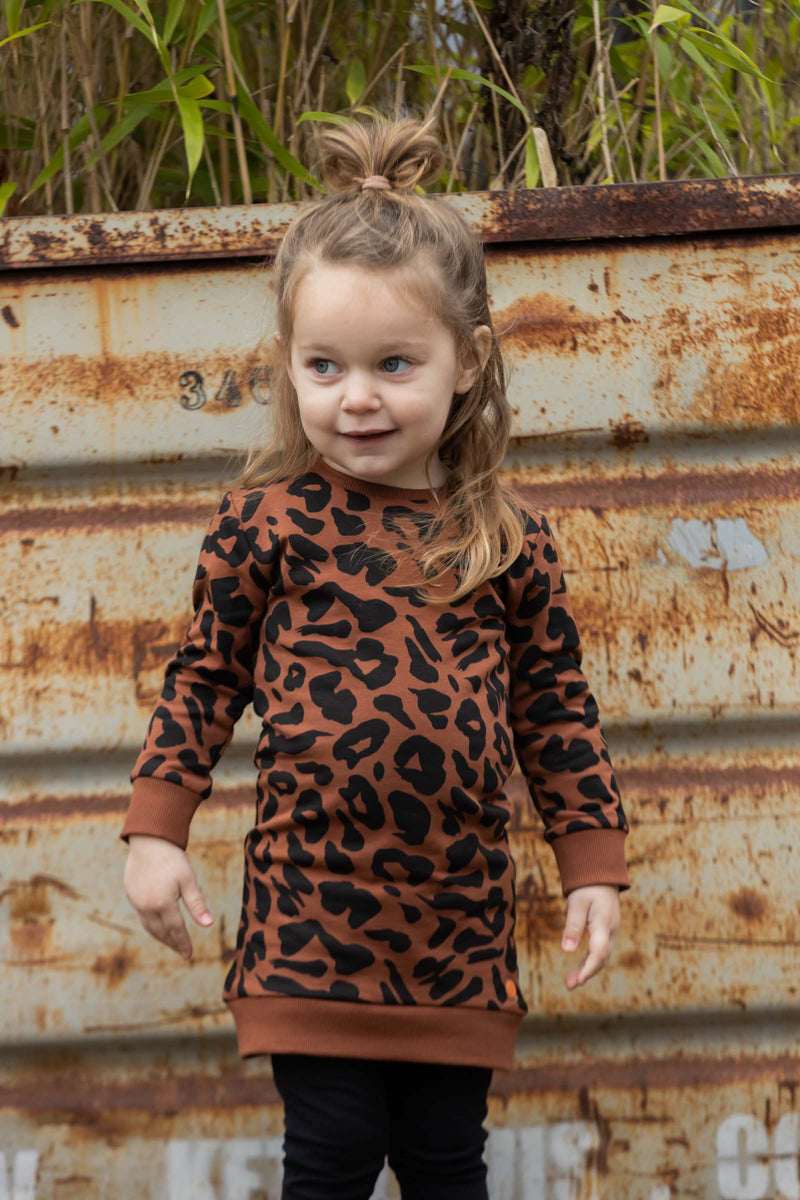 DRESS | AOP Brown Animal