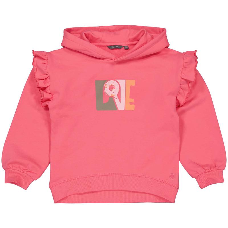 HOODED SWE | Pink