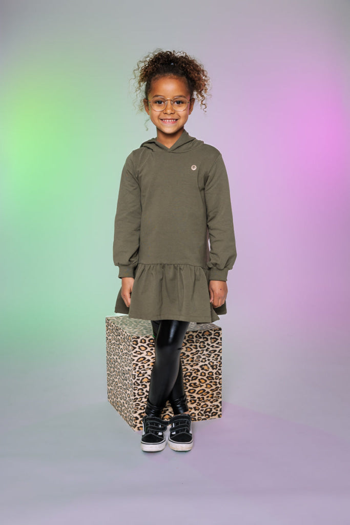 Jurk legergroen | Army Green Dress