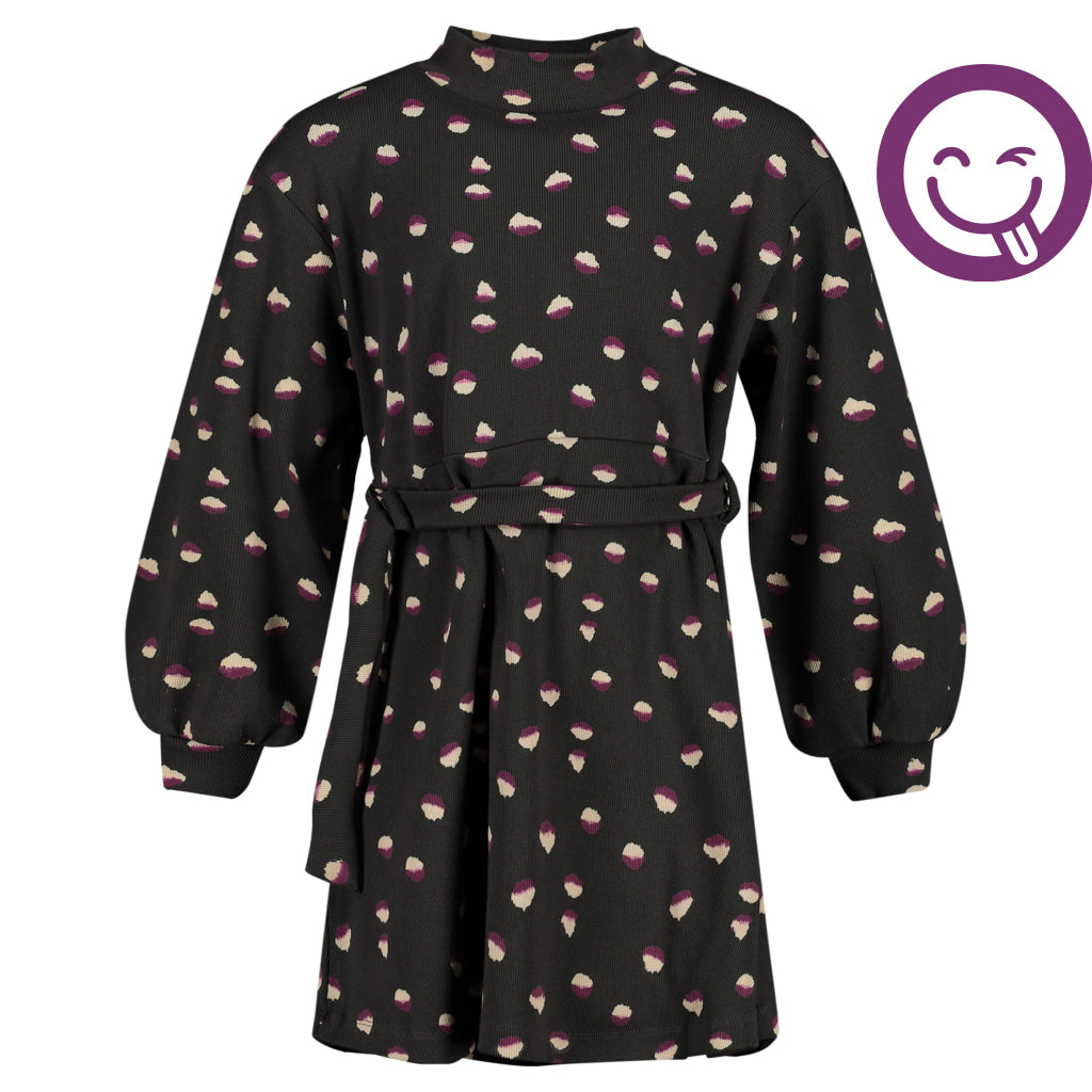 Jurk zwart | AOP Black Animal AOP Black Animal / 80 Dress