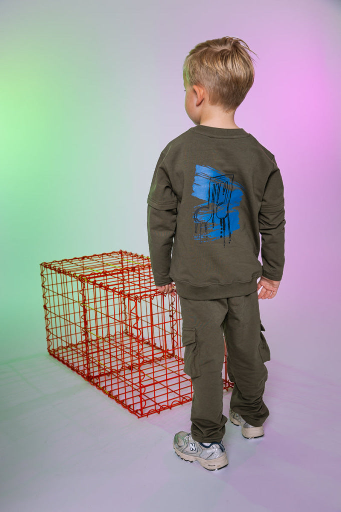 Sweater legergroen | Army Green Sweater